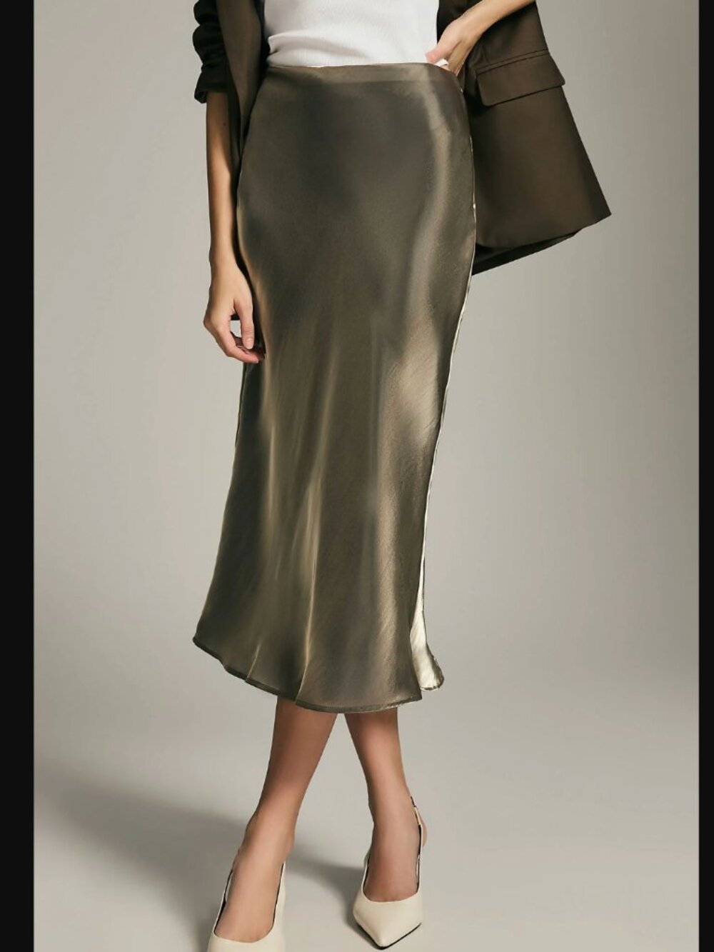 Anthropologie The Elyse Slip Skirt